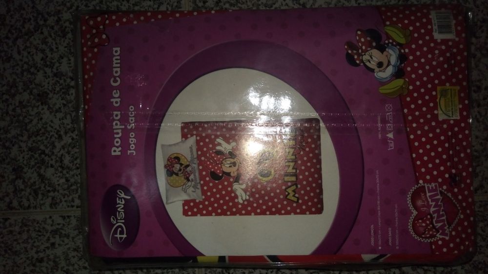 Saco cama Minie e Mickey Disney e bonecas