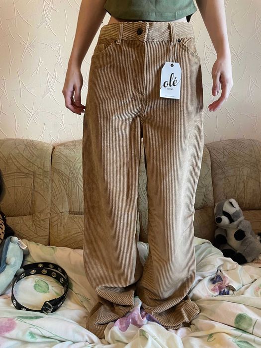 Штани м'які кольору Camel