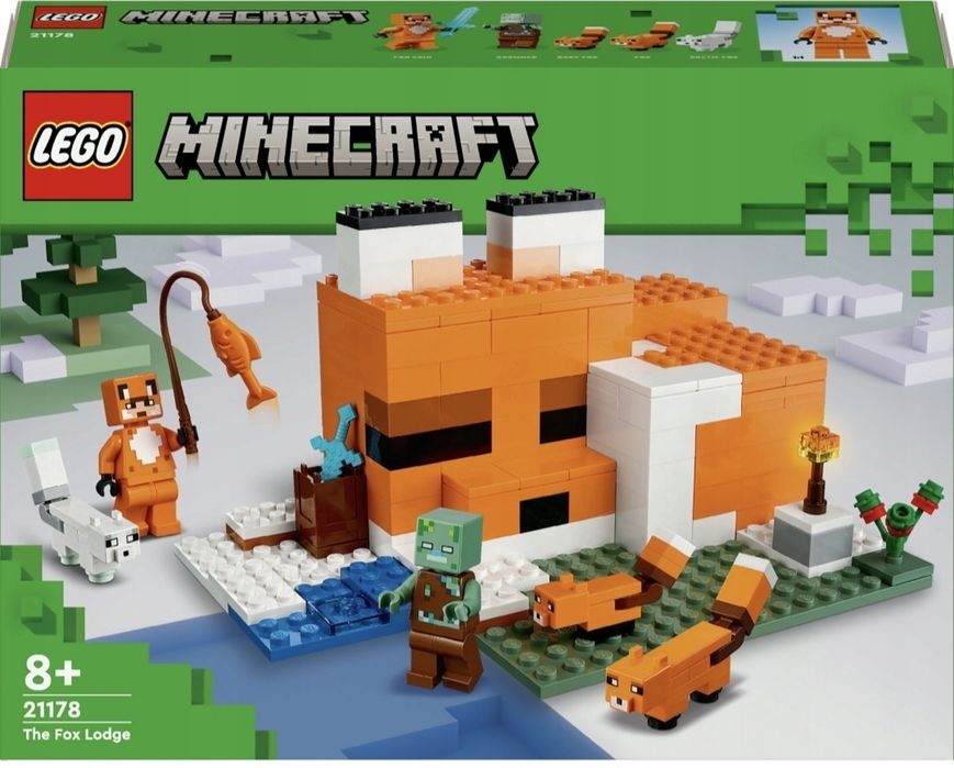 LEGO Minecraft 21178 Siedlisko lisów nowe