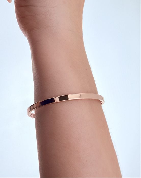 Золотий браслет жорсткий (скоба)