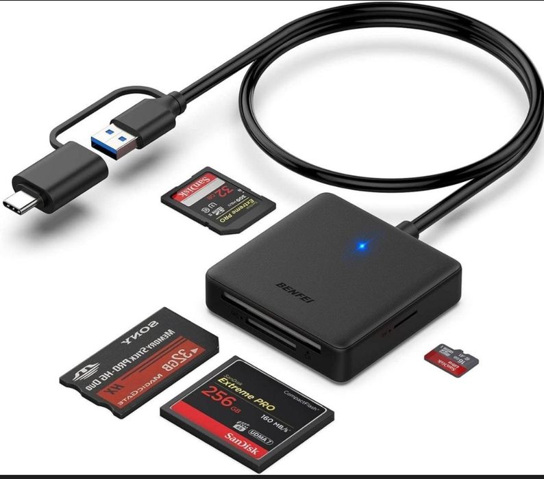 Пристрій для зчитування карток пам’яті BENFEI 4in1
