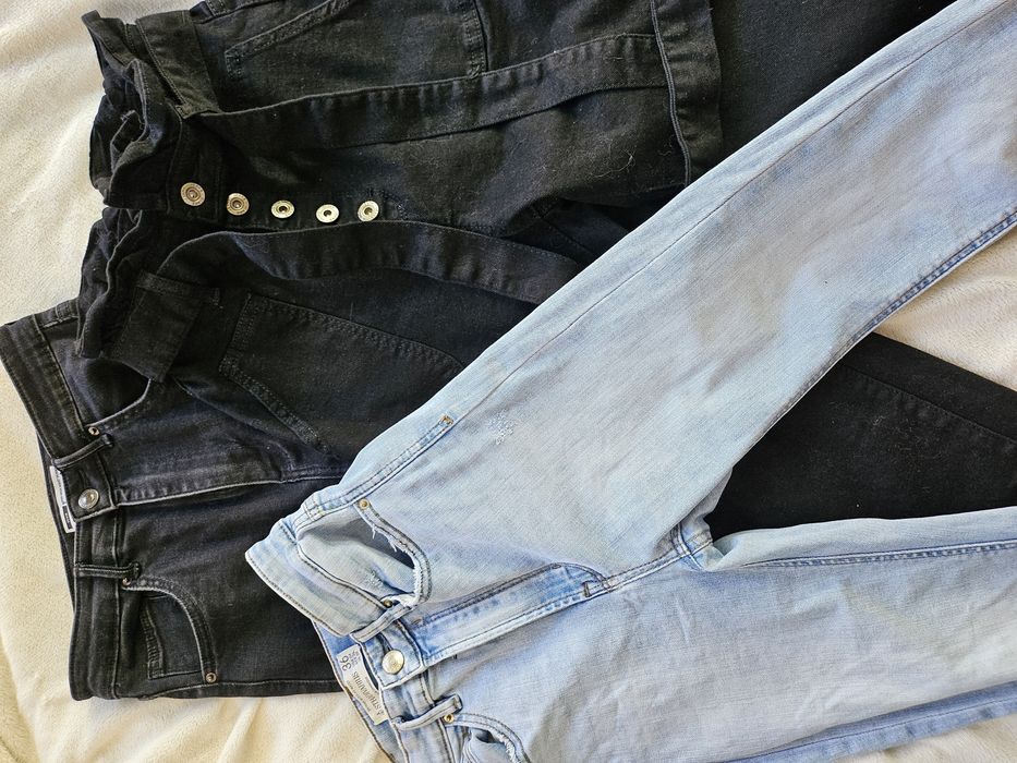 Markowe jeansy 3 pary