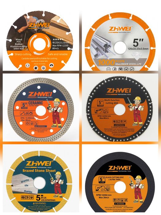 Алмазный круг 100 mm { плитка/камень/мрамор/бетон} ZHWEI для полировки