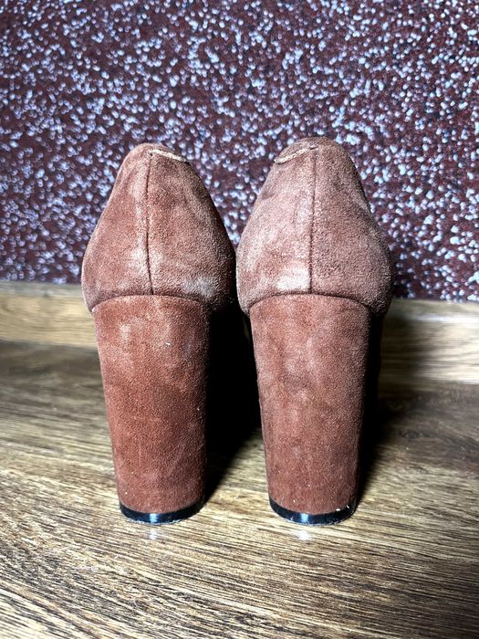 Туфлі замшеві,коричневі