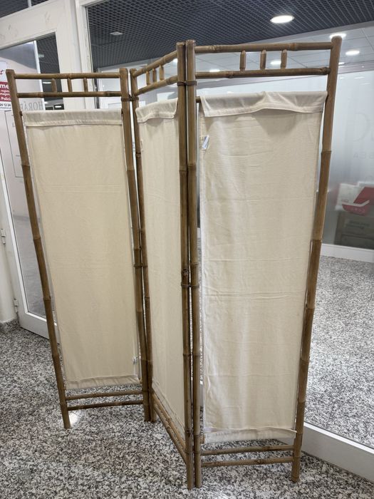 Biombo KAEL  3 em bambu 135,5 x 170 cm