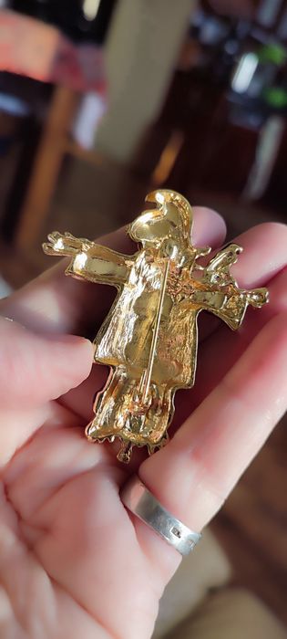 "Strach na wróble" - broszka