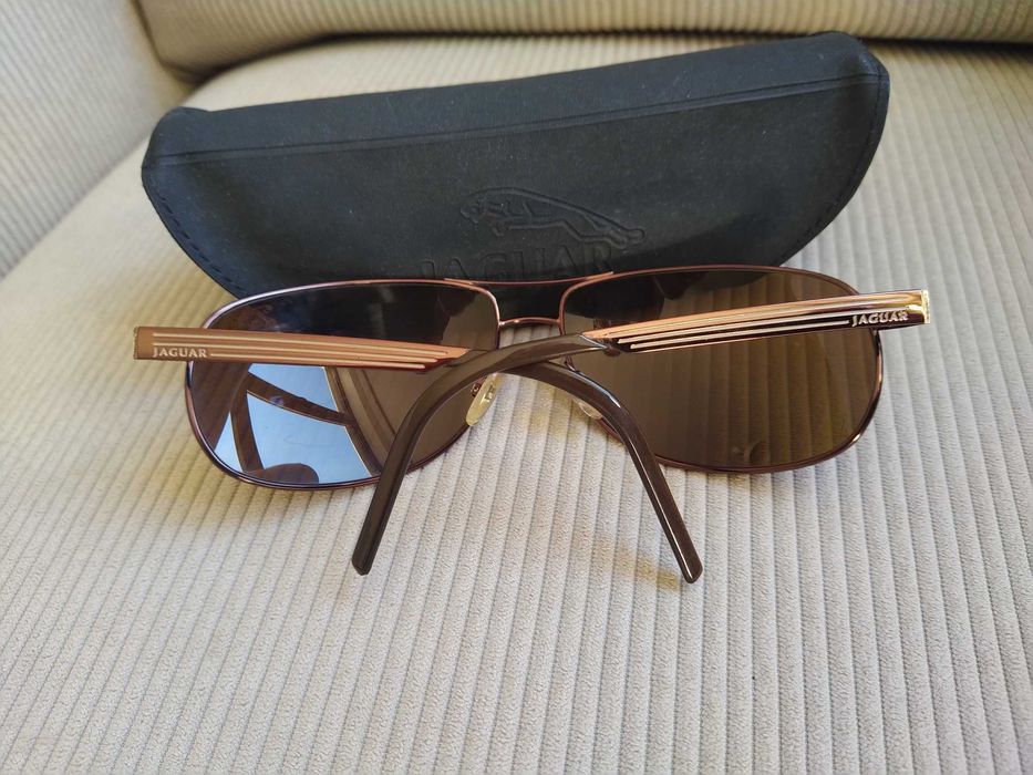 Óculos sol Jaguar, modelo piloto, aviador, FMG
