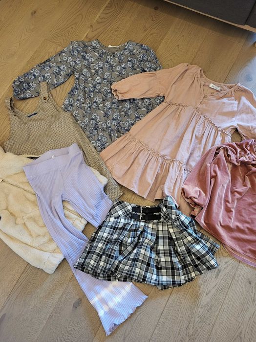 Ubranka dla dziewczynki  Zara Mango Okaidi Tao 116/ 110