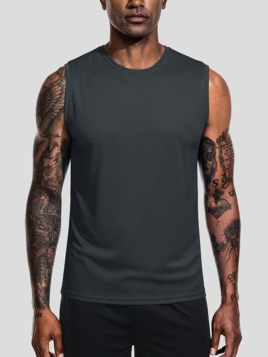 Tank Top Męski Szybkoschnący Oddychający Zestaw 3 szt Na Siłownię 4XL