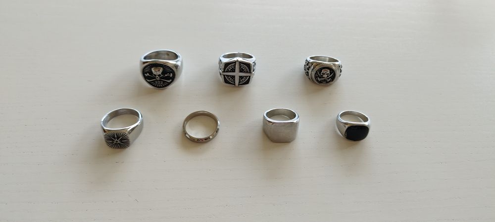 Anéis aço inoxidável