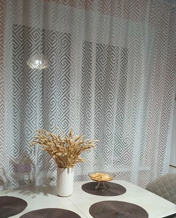 Тренд! Тюль ромб жакард турецька гардины фіранки шторы
