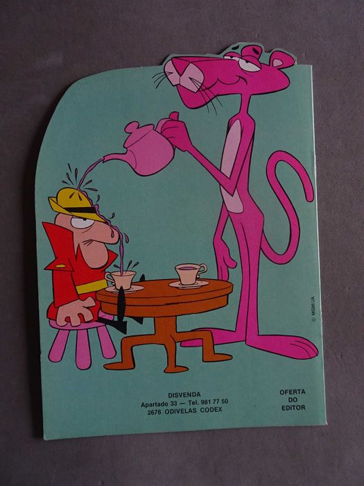 Caderneta de cromos vazia A Pantera Cor de Rosa - Disvenda