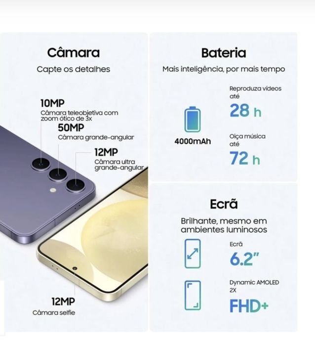 Samsung s24 128gb  como novo