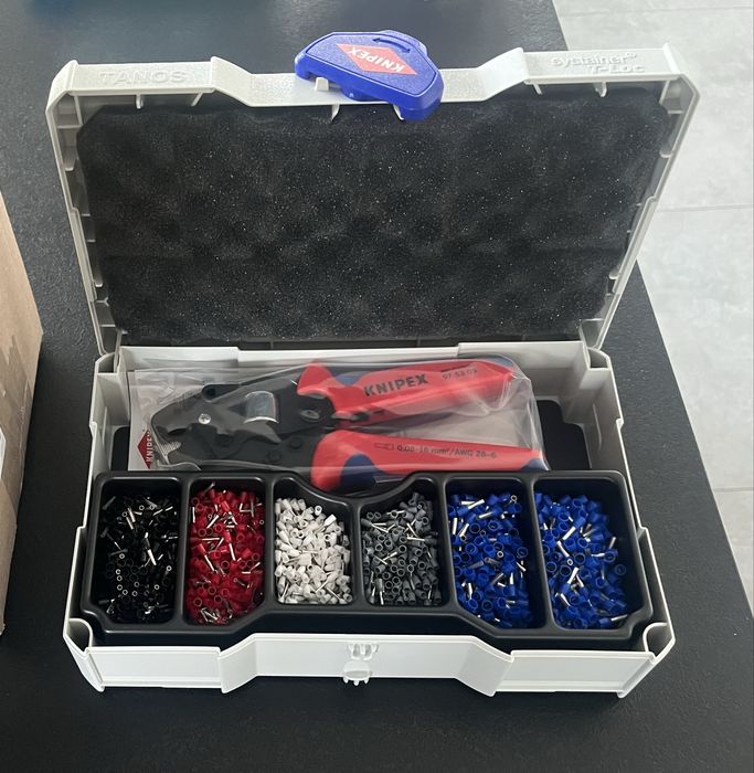 Zestaw do zaciskania końcówek kablowych Knipex 97 90 17