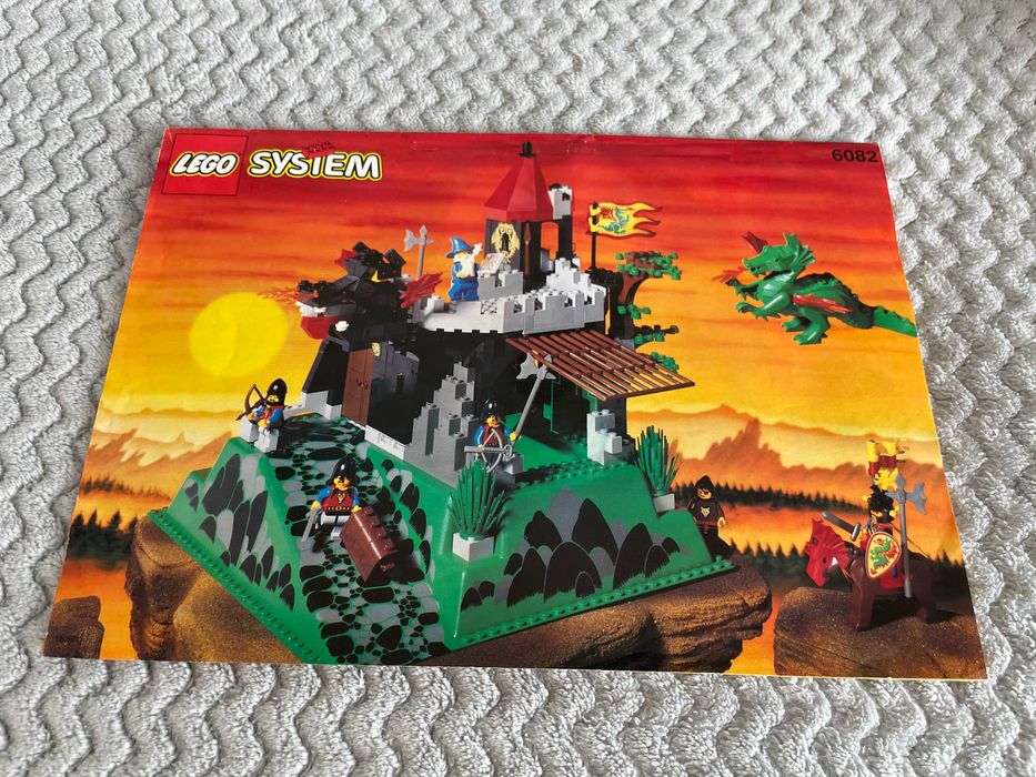 Lego 6082 Fire Breathing Fortress = kompletny 100% + dostawa za DARMO