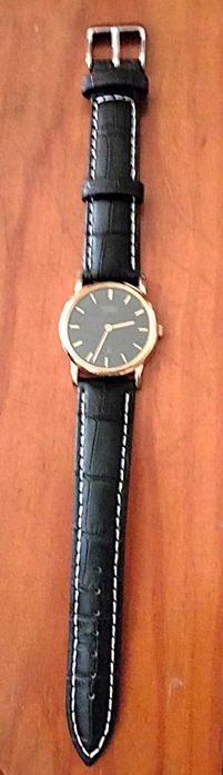 Citizen Quartz genuíno – Clássico Elegante • Bracelete de Pele Nova