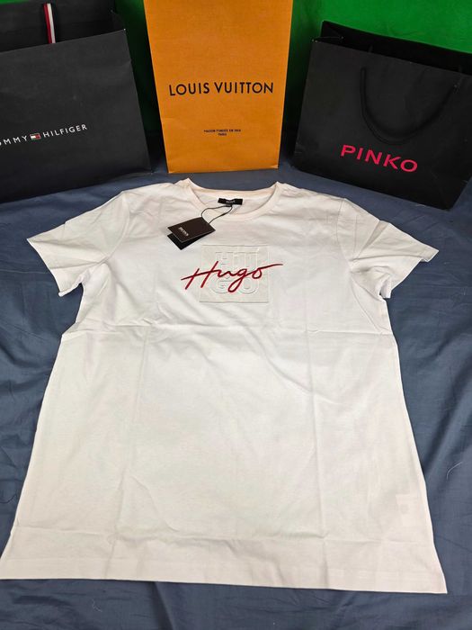 Koszulka męska tshirt Hugo Boss kolory krótki rękaw premium M-XXXL