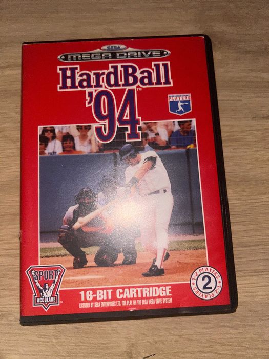 HardBall '94 – Sega Mega Drive – Komplet – Pudełko + Instrukcja