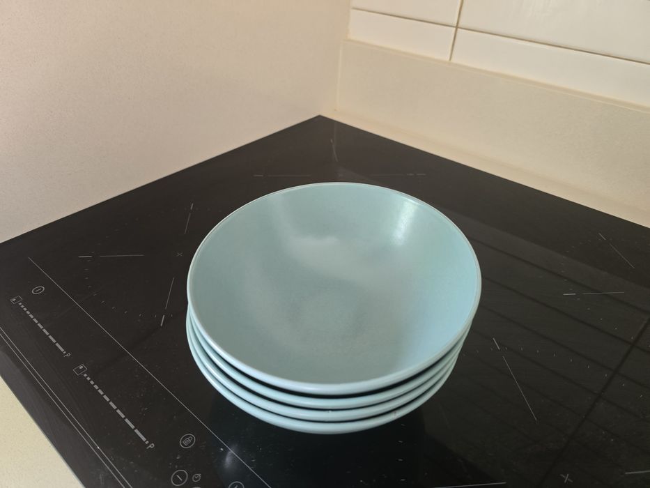 Conjunto de loica verde água
