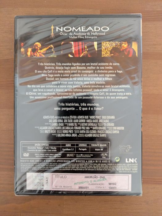 DVD NOVO e SELADO - " Amor Cão " 2000