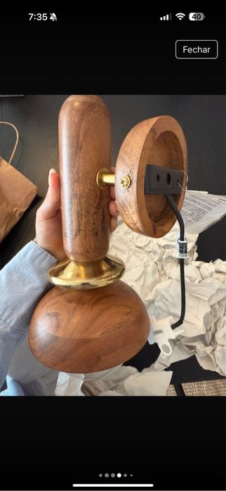 Lampada maison du monde madeira nova