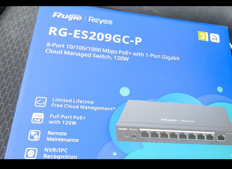 Switch Poe Gigabit 120W RG-ES209GC-P Reyee