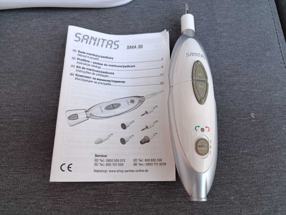Kit Elétrico Manicure e Pedicure - Sanitas SMA 35