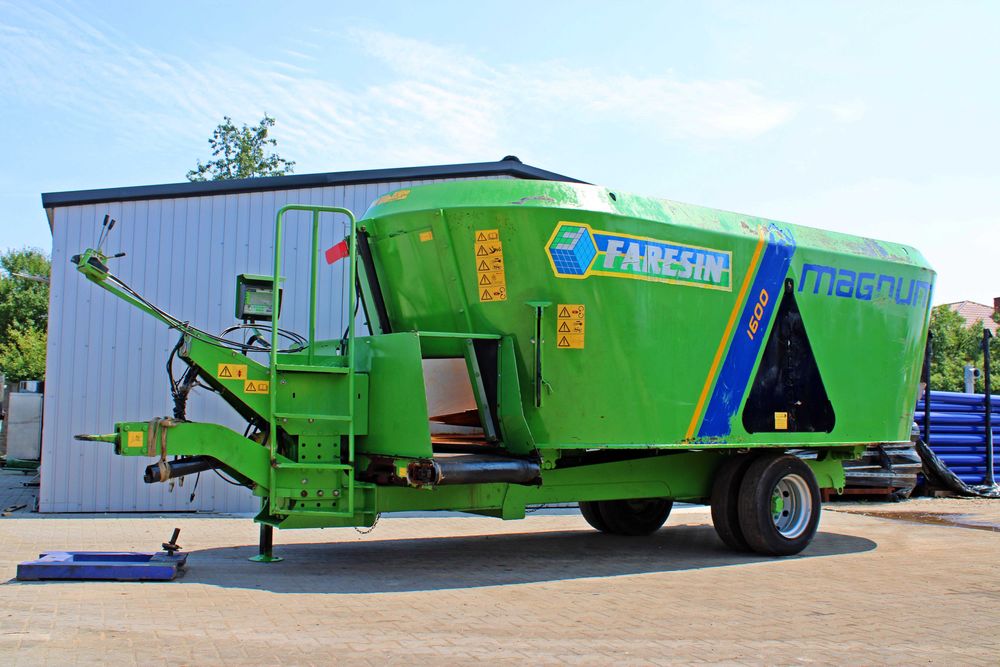 Wóz Paszowy 16 m3 FARESIN Magnum TMRv 1600 | Rok 2012 | Sprawny | 2 Świdry NISKI Oryginał stan TRANSPORT