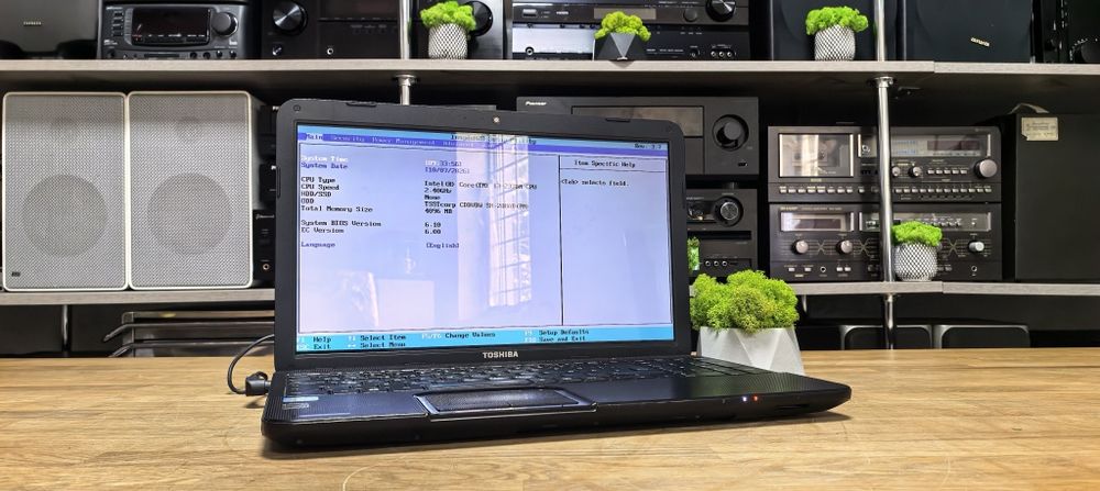 Ноутбук Toshiba C850/i3-2370M/Ram 4Gb/HDD No