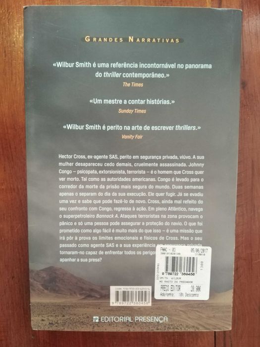 Wilbur Smith e Tom Cain - No rasto do predador