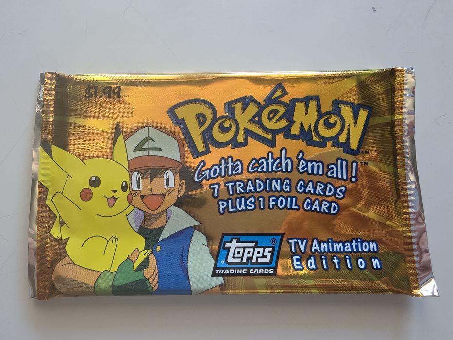 Pokemon topps booster TV Animation Edition