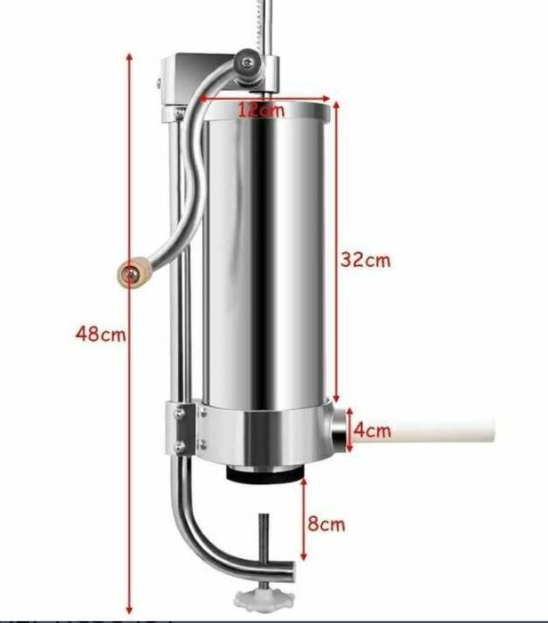 Máquina de fazer Enchidos - Salchichas - Chorizas, 3,6 quilos