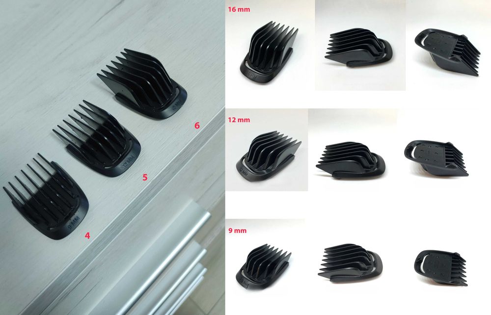 Насадки для різних тримерів та бритв від Philips