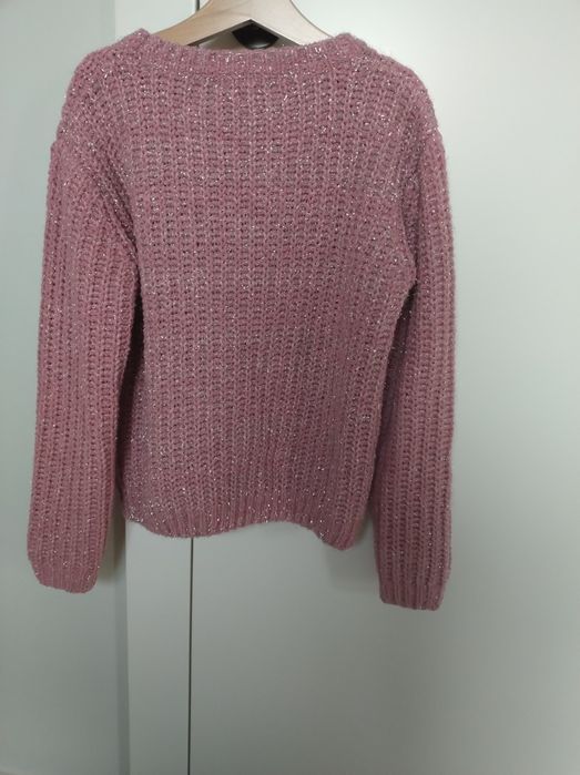 Sweterek marki Primark r. 140/146, pudrowy róż, stan bdb