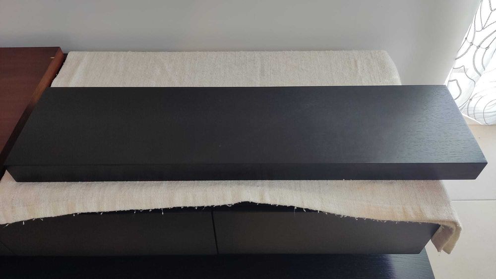 Conjunto Móveis Sala / TV PerSantos (em Madeira  - Castanho/Wenguê)