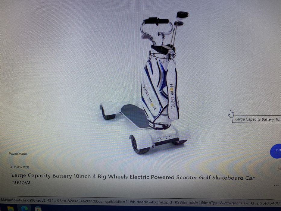 Scooter electrico para golf