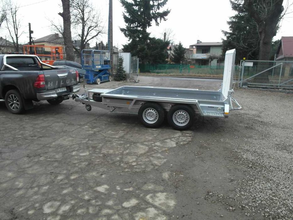 Brenderup MT 3080 DMC 2700 kg przyczepa do przewozu minikoparki 308x152 cm