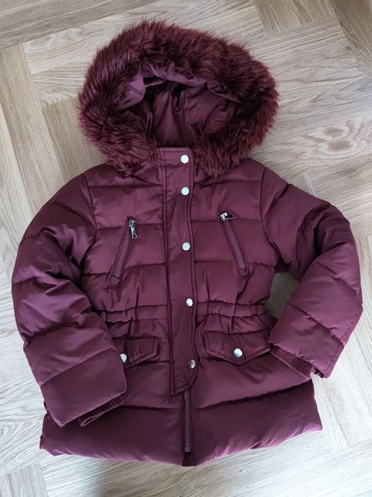 Piękna bordowa kurtka Zara Girls 116/122