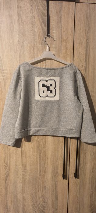Krótka bluza szara  rozmiar S