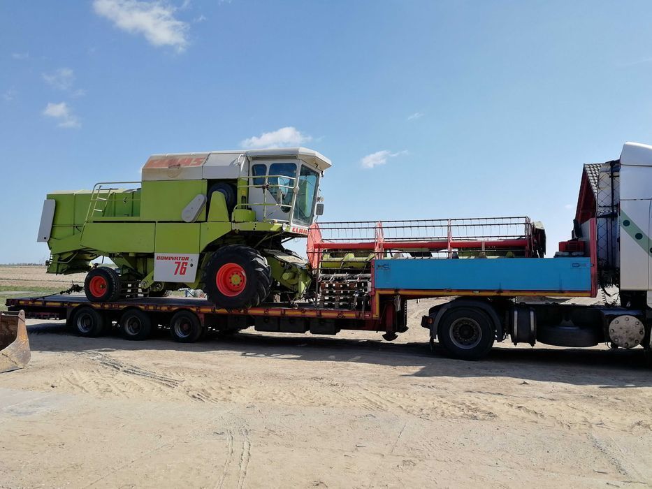 Transport towarowy, niskopodwoziowy maszyn, pojazdów, palety,platforma