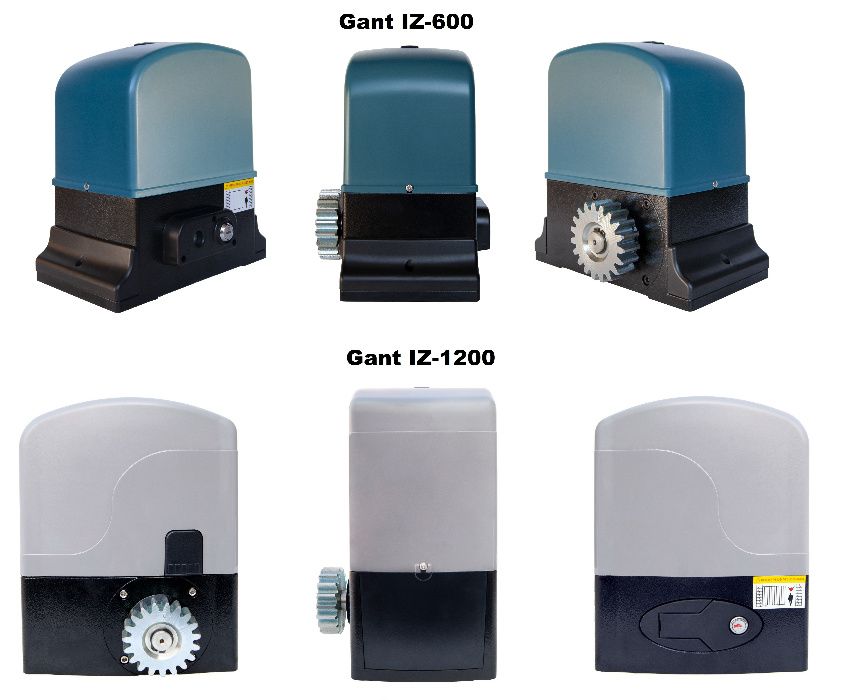 Автоматика для відкатних розсувних воріт Gant IZ500/600/1200 привод