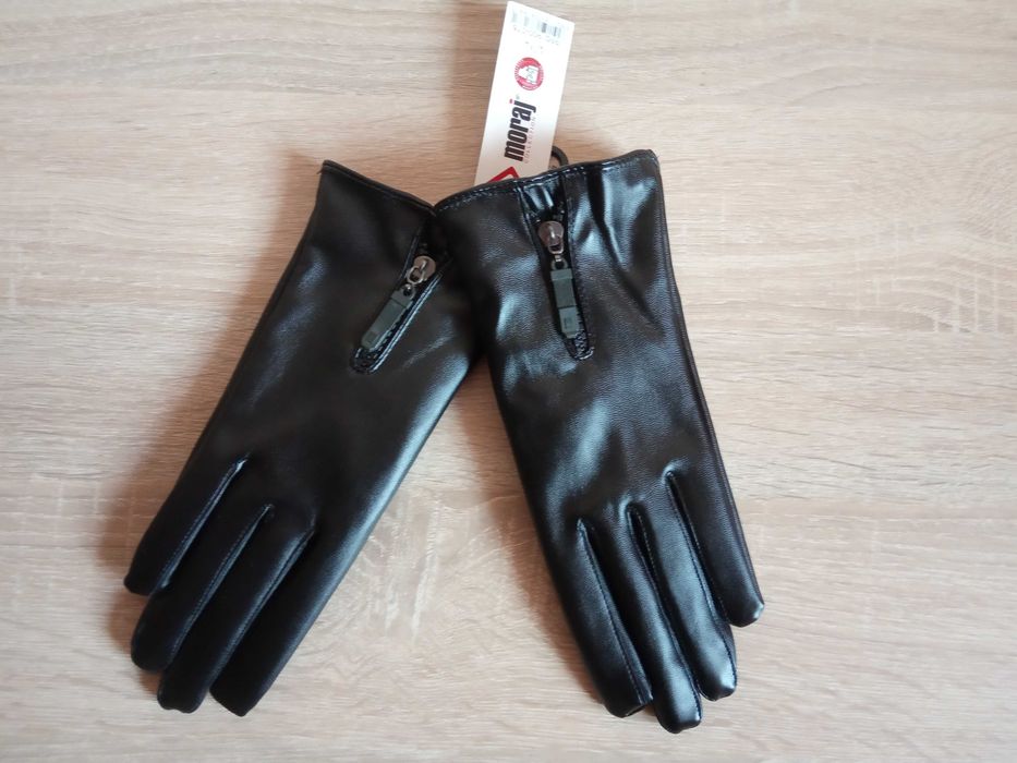 Rękawiczki damskie ekoskóra L/XL