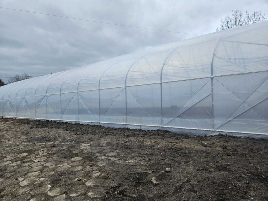 konstrukcja tunelu foliowego, tunel foliowy 10 x 30 x 4,2