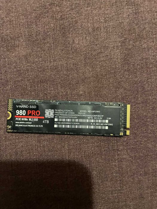 SSD Samsung 980 PRO NVMe m2 4TB 2280 PCI-e 4.0
