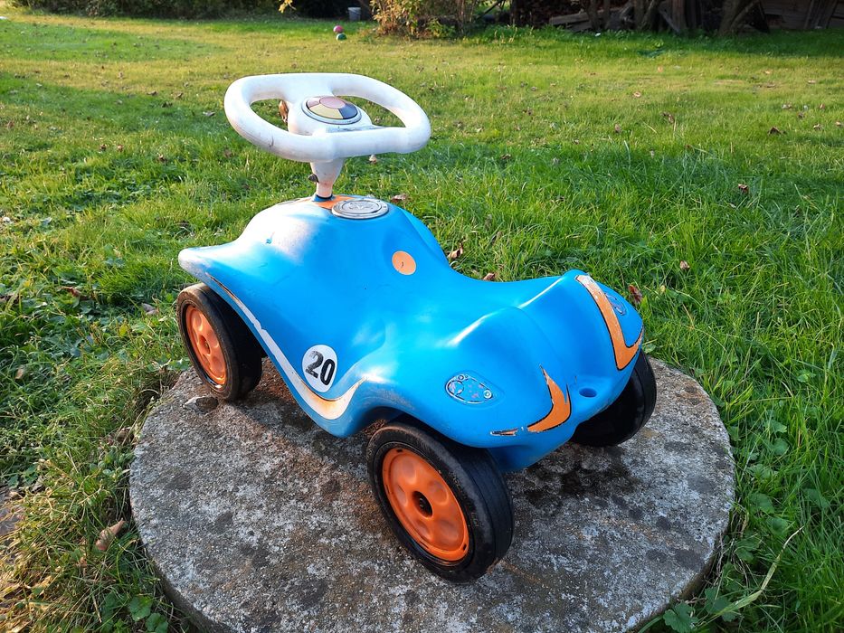 Jeździk samochodzik autko BIG Bobby Car niebieski