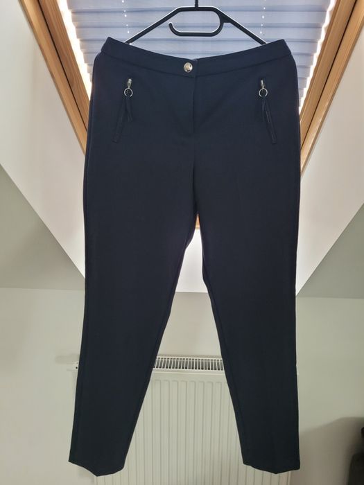 Eleganckie, materiałowe spodnie (Primark) r.M