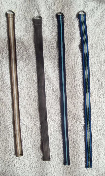 Pasek do spodni dla dzieci 6-11 lat brązy niebieskie PASEK NR 1