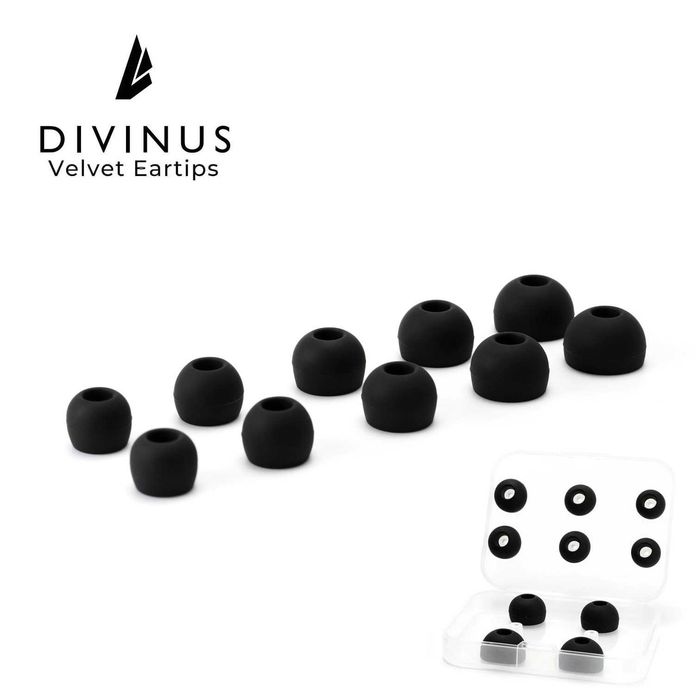 ‼️ ELOIT Divinus Velvet - сменные амбушюры, беруши, насадки для наушников (S/MS/M/ML/X)