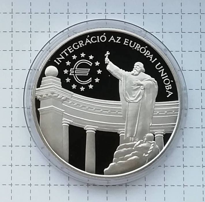 Угорщина 3000 форинтів 1999р. СРІБЛО. Інтеграція в Європейський союз.