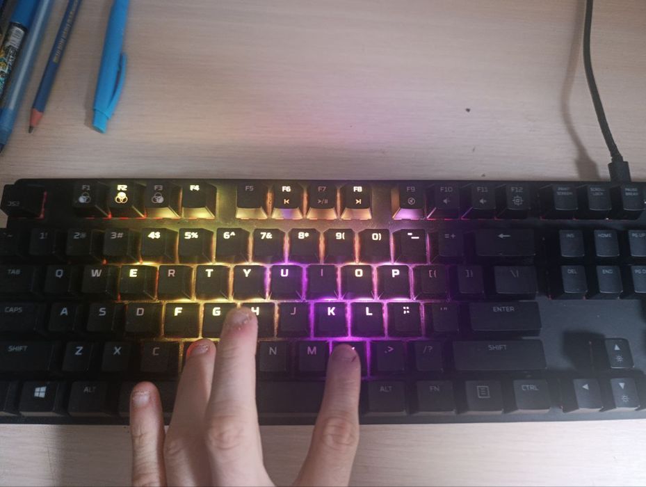 Геймерска клавіатура HYPER X ALLOY ORIGINS RED